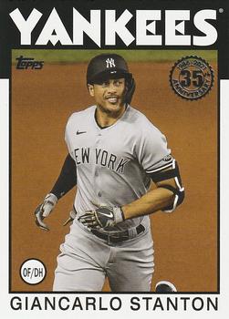#86B-92 Giancarlo Stanton - New York Yankees - 2021 Topps - 1986 Topps Baseball 35th Anniversary Series One Baseball