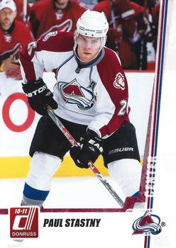 #92 Paul Stastny - Colorado Avalanche - 2010-11 Donruss Hockey
