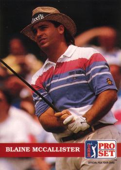 #92 Blaine McCallister - 1992 Pro Set PGA Tour Golf