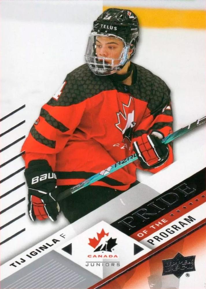 #92 Tij Iginla - Canada - 2024 Upper Deck Team Canada Juniors Hockey