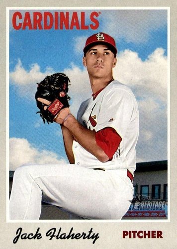 #92 Jack Flaherty - St. Louis Cardinals - 2019 Topps Heritage Baseball