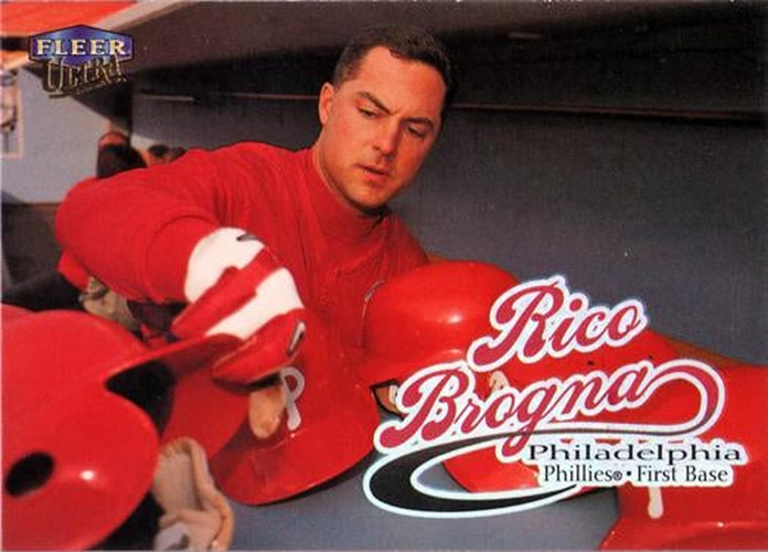 #92 Rico Brogna - Philadelphia Phillies - 1999 Ultra Baseball