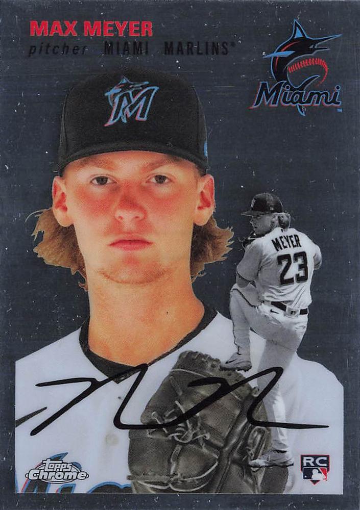 #92 Max Meyer - Miami Marlins - 2023 Topps Chrome Platinum Anniversary Baseball