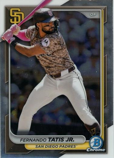 #92 Fernando Tatis Jr. - San Diego Padres - 2024 Bowman Chrome Baseball