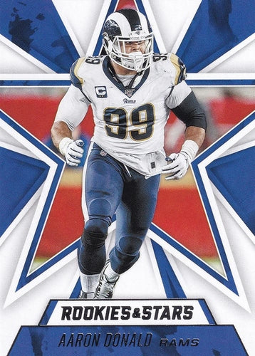 #92 Aaron Donald - Los Angeles Rams - 2020 Panini Rookies & Stars Football