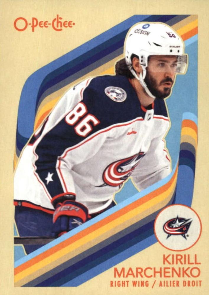 #92 Kirill Marchenko - Columbus Blue Jackets - 2023-24 O-Pee-Chee - Retro Hockey