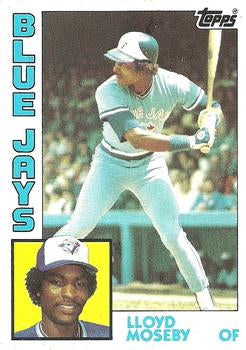 #92 Lloyd Moseby - Toronto Blue Jays - 1984 Topps Baseball