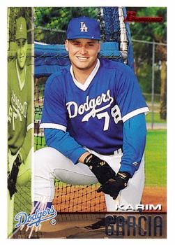 #92 Karim Garcia - Los Angeles Dodgers - 1995 Bowman Baseball
