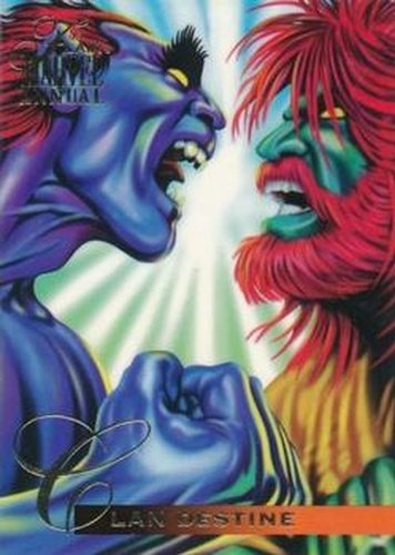 #92 Clan Destine - 1995 Flair Marvel Annual
