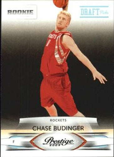 #242 Chase Budinger - Houston Rockets - 2009-10 Panini Prestige - Draft Picks Light Blue Basketball