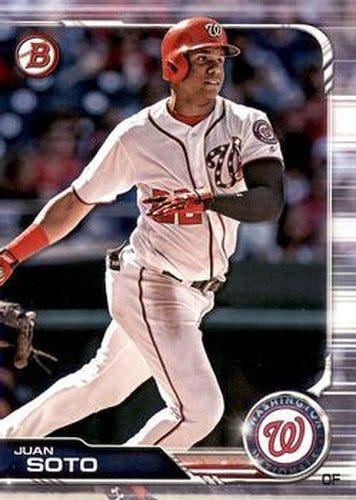 #92 Juan Soto - Washington Nationals - 2019 Bowman Baseball
