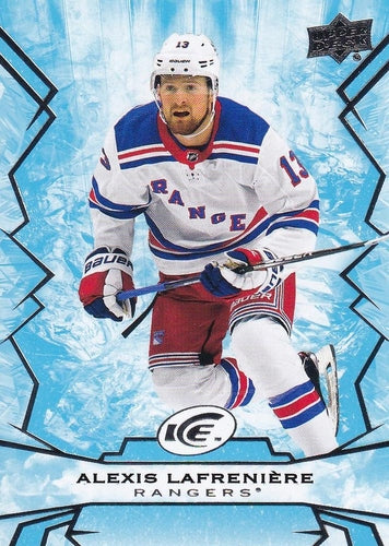 #92 Alexis Lafreniere - New York Rangers - 2022-23 Upper Deck Ice Hockey