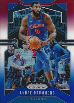#92 Andre Drummond - Detroit Pistons - 2019-20 Panini Prizm - Prizms Red White and Blue Basketball