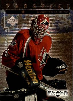 #92 Roberto Luongo - Canada - 1998-99 Upper Deck Black Diamond Hockey