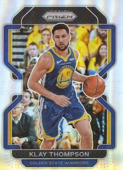 #92 Klay Thompson - Golden State Warriors - 2021-22 Panini Prizm - Silver Basketball