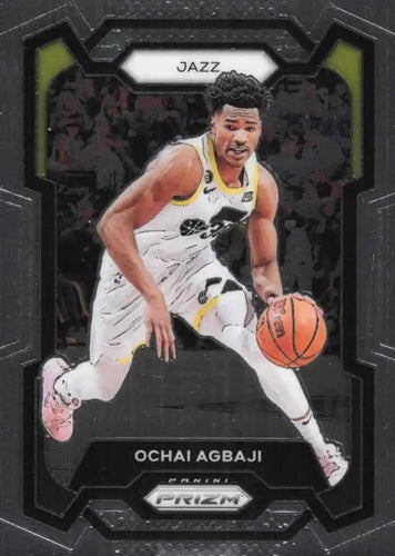 #92 Ochai Agbaji - Utah Jazz - 2023-24 Panini Prizm Basketball