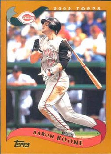 #92 Aaron Boone - Cincinnati Reds - 2002 Topps Baseball