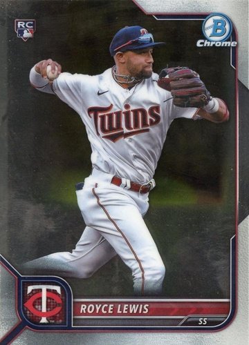 #92 Royce Lewis - Minnesota Twins - 2022 Bowman Chrome Baseball
