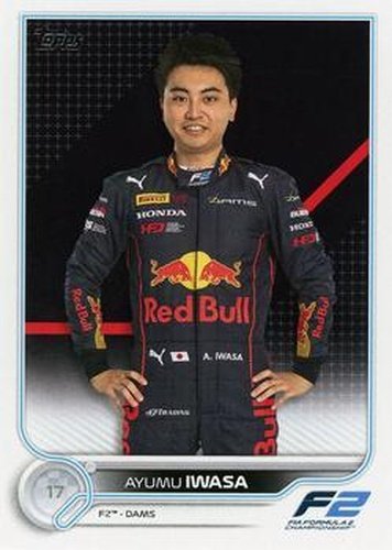 #92 Ayumu Iwasa - Dams - 2022 Topps Formula 1 Racing