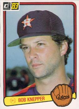 #92 Bob Knepper - Houston Astros - 1983 Donruss Baseball