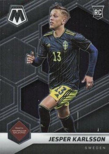 #92 Jesper Karlsson - Sweden - 2021-22 Panini Mosaic Road to FIFA World Cup Soccer