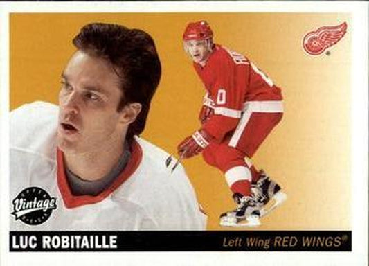 #92 Luc Robitaille - Detroit Red Wings - 2002-03 Upper Deck Vintage Hockey