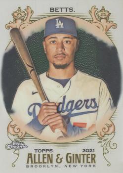 #92 Mookie Betts - Los Angeles Dodgers - 2021 Topps Allen & Ginter Chrome Baseball