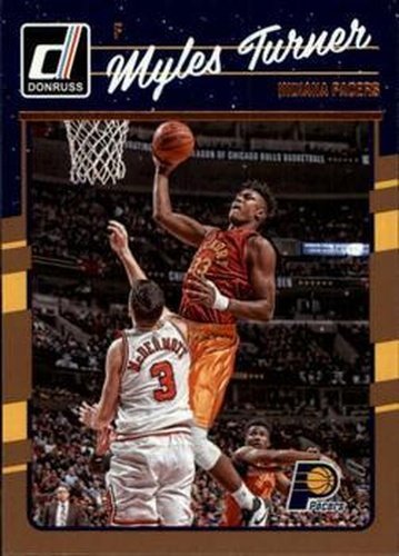 #92 Myles Turner - Indiana Pacers - 2016-17 Donruss Basketball