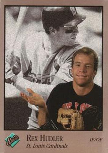 #92 Rex Hudler - St. Louis Cardinals - 1992 Studio Baseball