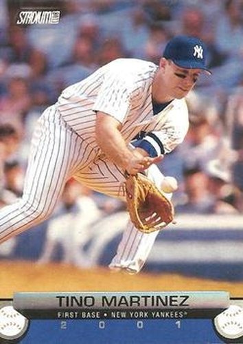 #92 Tino Martinez - New York Yankees - 2001 Stadium Club Baseball