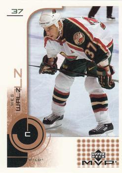 #92 Wes Walz - Minnesota Wild - 2002-03 Upper Deck MVP Hockey
