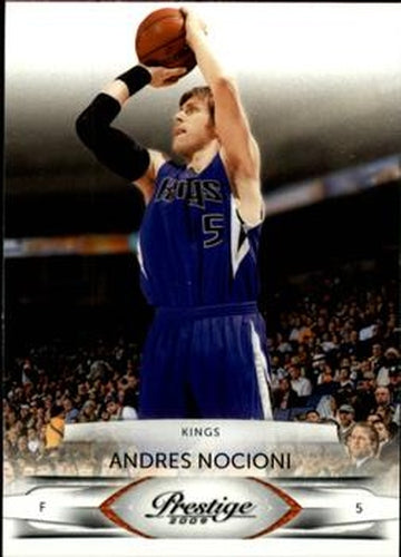 #92 Andres Nocioni - Sacramento Kings - 2009-10 Panini Prestige Basketball