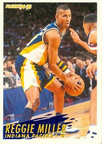 #92 Reggie Miller - Indiana Pacers - 1994-95 Fleer Basketball