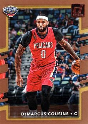 #92 DeMarcus Cousins - New Orleans Pelicans - 2017-18 Donruss Basketball