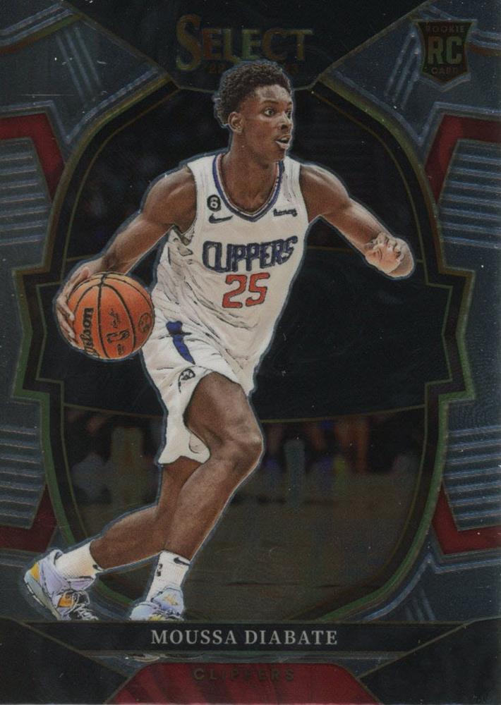 #92 Moussa Diabate - Los Angeles Clippers - 2022-23 Panini Select Basketball