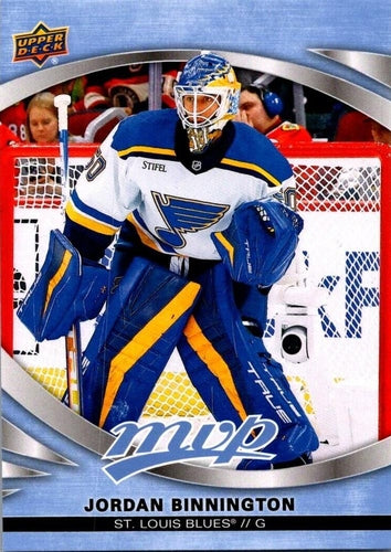 #92 Jordan Binnington - St. Louis Blues - 2023-24 Upper Deck MVP Hockey