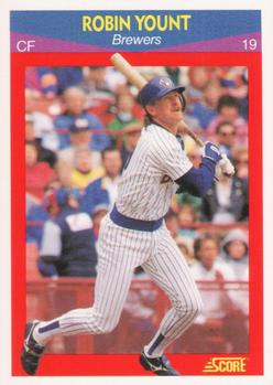 #92 Robin Yount - Milwaukee Brewers - 1990 Score 100 Superstars Baseball