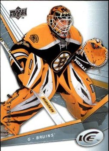 #92 Tim Thomas - Boston Bruins - 2008-09 Upper Deck Ice Hockey