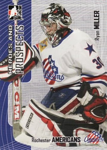 #92 Ryan Miller - Rochester Americans - 2005-06 In The Game Heroes and Prospects Hockey