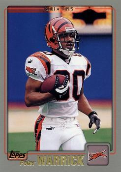 #92 Peter Warrick - Cincinnati Bengals - 2001 Topps Football