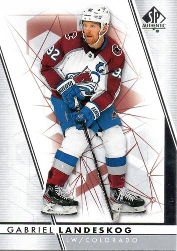 #92 Gabriel Landeskog - Colorado Avalanche - 2022-23 SP Authentic Hockey