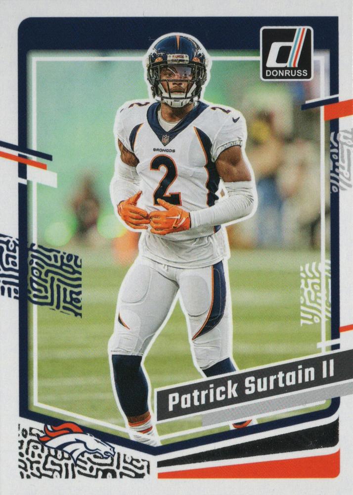 #92 Patrick Surtain II - Denver Broncos - 2023 Donruss Football