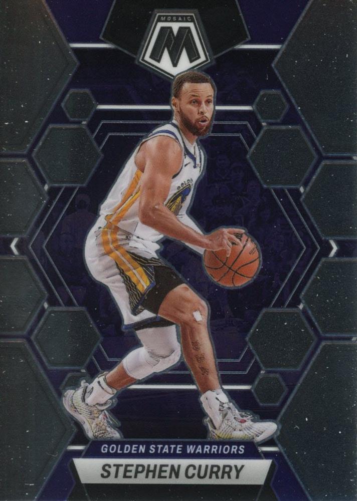 #92 Stephen Curry - Golden State Warriors - 2022-23 Panini Mosaic Basketball