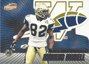 #92 Markus Howell - Winnipeg Blue Bombers - 2003 Pacific Atomic CFL Football