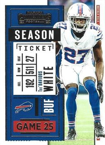#92 Tre'Davious White - Buffalo Bills - 2020 Panini Contenders Football