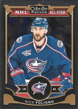 #92 Nick Foligno - Columbus Blue Jackets - 2015-16 O-Pee-Chee Platinum Hockey