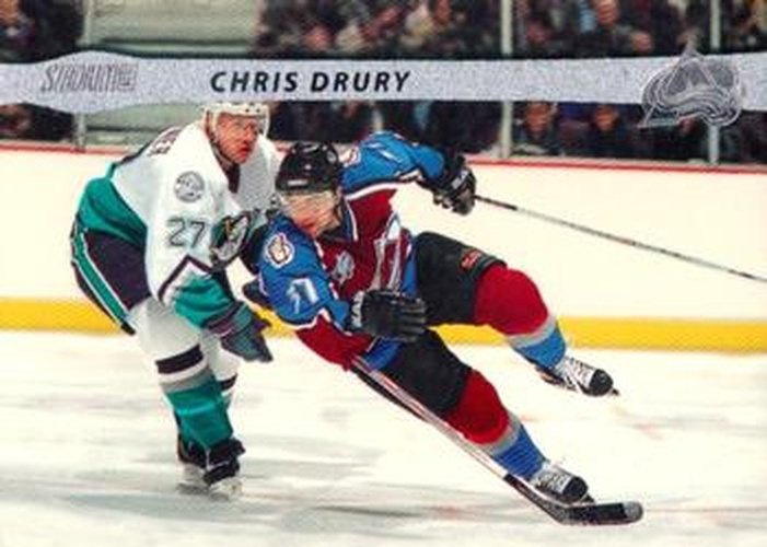 #93 Chris Drury - Colorado Avalanche - 2001-02 Stadium Club Hockey