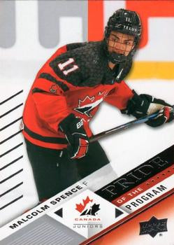 #93 Malcolm Spence - Canada - 2024 Upper Deck Team Canada Juniors Hockey