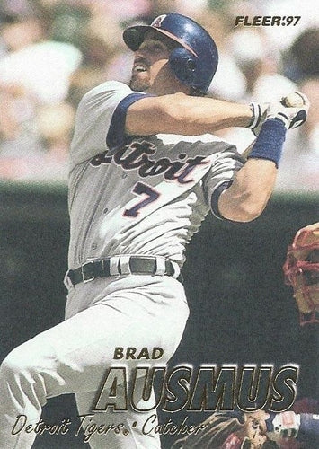 #93 Brad Ausmus - Detroit Tigers - 1997 Fleer Baseball