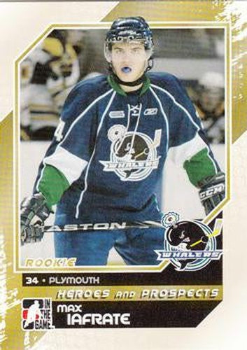 #93 Max Iafrate - Plymouth Whalers - 2010-11 In The Game Heroes and Prospects Hockey